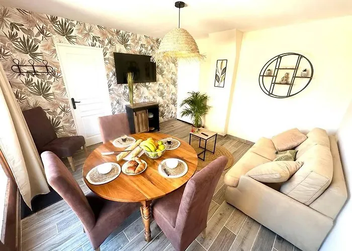 L'evasion - Baignoire Luminotherapie - Climatise Appartement Perpignan